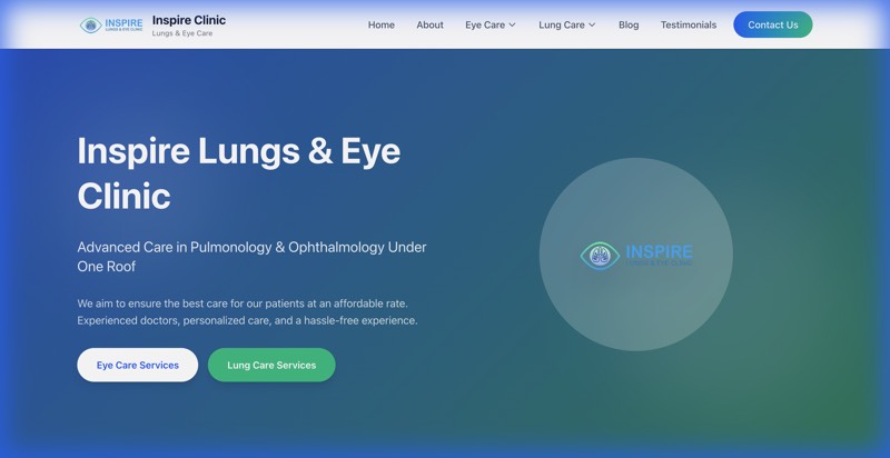 Inspire Lungs and Eye - Healthcare Digitalization